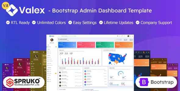 Valex - Bootstrap Admin Dashboard HTML Template